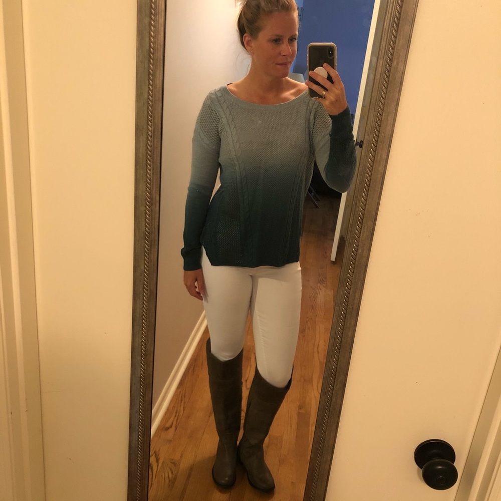 Ombré American eagle sweater